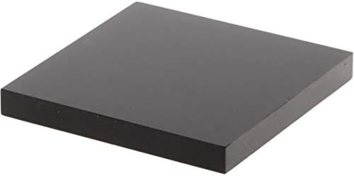 Plymor Black Square Acrylic Display Base, 3" W x 3" D x 0.375" H