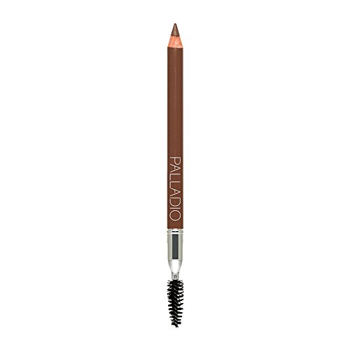 Palladio Brow Pencil & Brush for Eyebrows, Dark Brown
