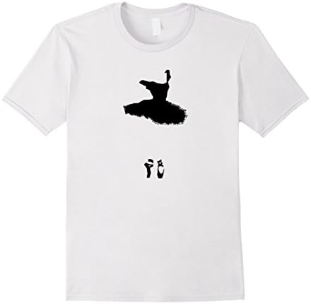 Mens Ballerina Tutu Dress and En Pointe Ballet Shoes (Black)) XL White