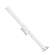 Spring Window Fashions 7/16-Inch Round Spring Tension Rod 11 to 18-Inch Adjustable Width - White, 2 Rods per Pack