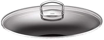 Silit Ersatz-Glasdeckel, 32 cm mit Metallgriff, für Woks, hitzebeständiges Glas, spülmaschinengeeignet