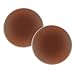 Gmumu Silicone Nipple Covers Reusable Adhesive Breast Petals Pasties for Dark Skin (Dark Brown, 7 cm) (Dark Brown)
