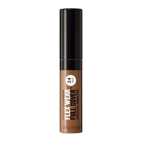 Revlon ColorStay Flex Wear, Full Cover Non-Creasing Concealer, Infused with Hya…