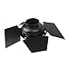 Aputure Barndoor Standard 7-inch Bowens Mount Barn Door 4-Leaf Design with Honeycomb Rid Gel Holder for Aputure LS COB 120T/ 120D/ 120D II/ 300D LED Video Light with Andoer Cleaning Cloth