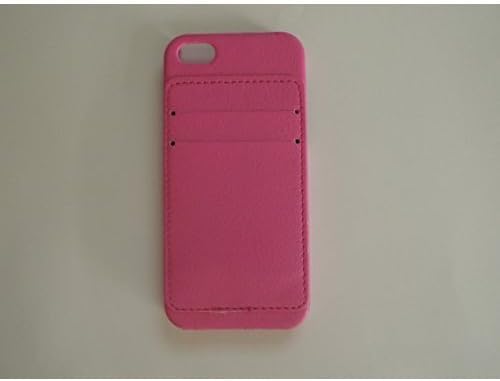 iPhone 5/5S Harshell Case - Pink Faux Leather