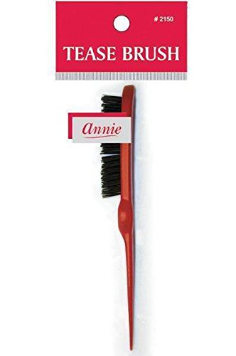 Tease brush Nylon Bristle teasing brush color RED