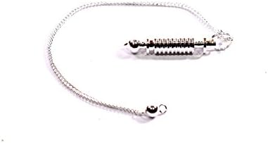 Bullet Metal Dowser Pendulum Metaphysical Energy Reiki Feng Shui Health Wealth Metal