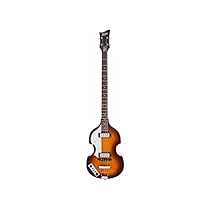 Hofner Violin Bass - Ignition Left-Handed Sunburst 4-String Electric Bass w/ Case
