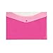Green Oath 2 Pocket Envelope, 2 Tone, Side-Load, Letter Size, Snap Button Closure, Set of 12 in 6 Assorted Colors, 2 Each of Blue, Hot Pink, Snow, Purple, Green, Graphite (50248-1577)