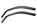 WeatherTech Custom Fit Side Window Deflectors for Honda Civic - (80418), Front Pair - Dark Tint