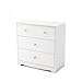 South Shore Little Teddy 3 Drawer Chest, Pure White