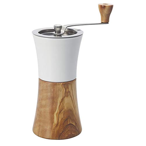 MICEROSHE Manuelle Kaffeemühle Keramik Olivenholz manuelle Kaffeemühle manuelle Kaffeemühle Handkurbel Kaffeemühle…