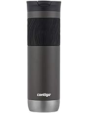 contigo SnapSeal Insulated Travel Mug, 1 Count (Pack of 1), Sake