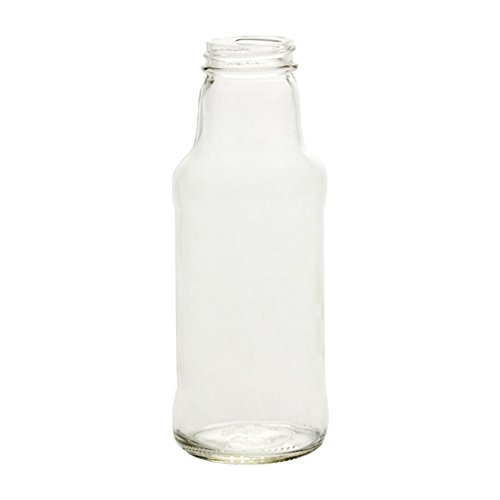 image for North Mountain Supply 10 Ounce Glass Cocktail/Sauce Bottle - With 38mm