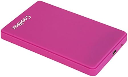 CoolBox SlimColor - Carcasa Externa para HDD y SSD - Color Morado: Amazon.es: Informática