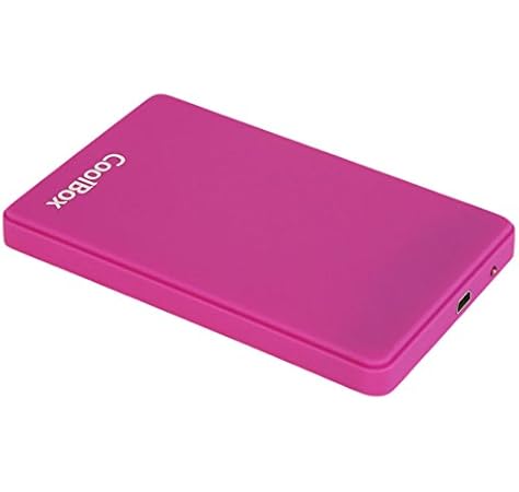 CoolBox SlimColor - Carcasa Externa para HDD y SSD - Color Morado: Amazon.es: Informática