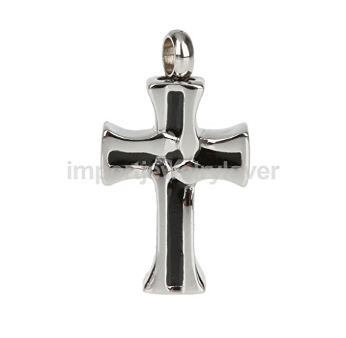 Armyshop Memorial Pet Cremation Ash Urn Hollow Cross Keepsake Pendant Locket Gift