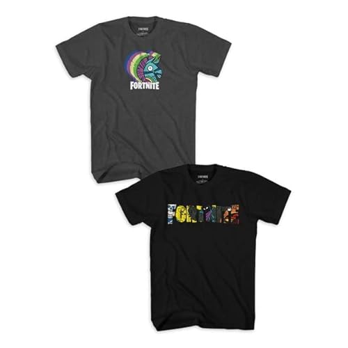 FORTNITE Boys 2-Pack Loot Llama Logo Graphic T-Shirts in Oman