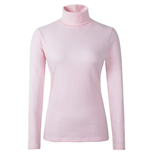 rose pink turtleneck