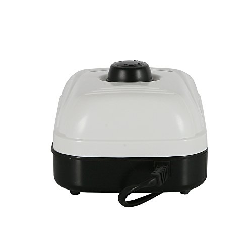 EcoPlus 126 GPH (480 LPH, 3W) Air Pump w/ 2 Outlets | Aquarium, Fish Tank, Fountain, Pond, Hydroponics - Thumbnail 4