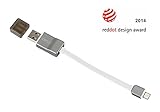 Idmix L04 3 in 1 Micro USB Cable with Micro USB Card Reader and OTG Function - Micro USB OTG Cable for Samsung Galaxy S6 S4 Note 3 4 Tab S 3 8.0 10.1 Tablet, Microsoft Smartphones and Tablets (White)