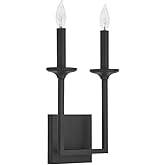Quorum Lighting 5005-2-59 Eldorado Wall Sconce, 2-Light 120 Total Watts, Matte Black