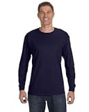Gildan Mens 5.3 oz. Heavy Cotton Long-Sleeve T-Shirt G540 -NAVY 3XL
