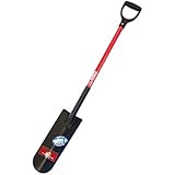 Bully Tools 82535 12-Gauge 14-Inch Drain Spade with Fiberglass D-Grip Handle