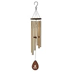 Gonicc Tuned 28" Wood Wind Chimes Outdoor, 8 Hollow Aluminum Metal Tubes, Beautiful Wind Chimes for Garden, Yark, Patio and Home Décor, Fashion Gifts.