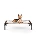 K&H Pet Products Self-Warming Pet Cot Elevated Dog Bed Cot - Chocolate/Fleece, Medium 25 X 32 X 7 Inches