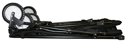 Impact Canopy Folding Utility Wagon, Collapsible, All Terrain Beach Wagon, Momentum, Red