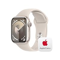 Apple Watch Series 9 GPS 41mm Starlight Aluminum Case with Starlight Sport Band - S/M with AppleCare+ (2 Years) Apple Watch Series 9 GPS 41mm Starlight Aluminum Case with Starlight Sport Band - S/M with AppleCare+ (2 Years)