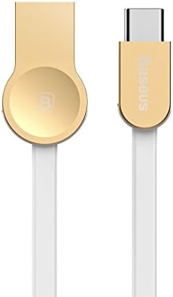 Data Cables Baseus 1m 2A Keyble Flat Style Type-C to USB 2.0 Zinc Alloy + TPE Data Sync Charging Cable for Samsung, New MacBook Air 12 inch, Huawei P9 &amp; P9 Plus,etc. ( SKU : Sas7841jw )