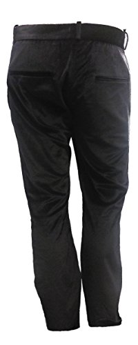 mens crushed velvet pants