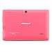 Alldaymall 7 Inch Android 4.4 KitKat Tablet PC MID with Capacitive Touchscreen (512MB + 8G, Dual Core CPU, 1.5GHz, Wi-Fi, Bluetooth, Dual Camera) Pink