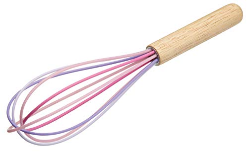 23cm Pink & Purple Miniamo Pastels Silicone Whisk