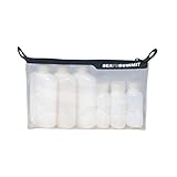 Clear zip top pouch (6 bottles).