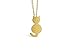 Cat Necklace for Cat Lovers Women Pendant Necklace (Gold Tone)