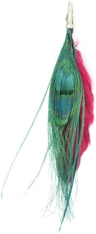 Designer Feathers 12811 Feather Hair Extension, Peacock
