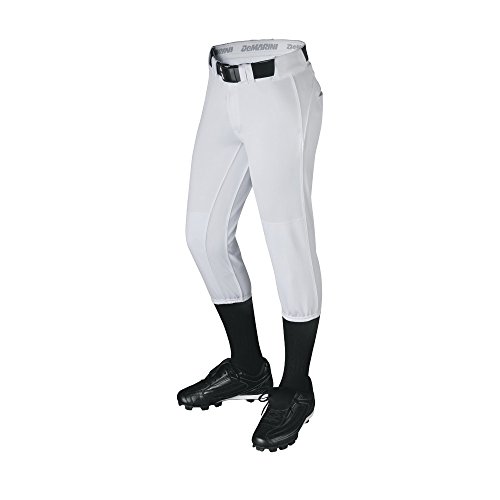 DeMarini Uprising Fastpitch Softball Pants, Small, Team White