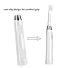 Electric Toothbrush Rechargeable Sonic Toothbrush with Replacement Heads 3 Brushing Modes 35000 Power Achieve Whiter Healthier Teeth Waterproof White by KIPOZI