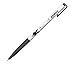 Xeno Shinzi Katoh Monpeluche, 0.38mm, Slim Ballpoint Pen, Black (2 Pack( 24 pcs))