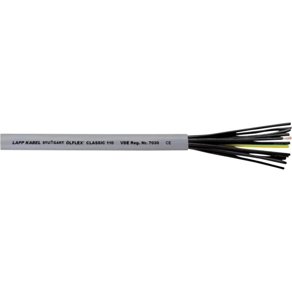 Lapp OeLFLEX® Classic 110 Control Cable 2 x 0.50 mm² Grey 1119752-100 100 m