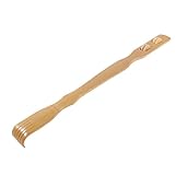 uxcell® Wooden Handheld Double Rollers Back Scratcher Massager 46.5cm Length