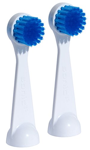 Cybersonic 3 Deluxe Replacement Brush Heads, 2 Pack, Compatible With All Cybersonic Electric Toothbrushes