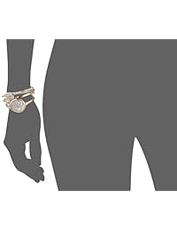 Anne Klein AK   3080rgst de la mujer Brazalete Swarovski Crystal Acentuado Rose Gold-Tone Brazalete Juego de Reloj y pulsera