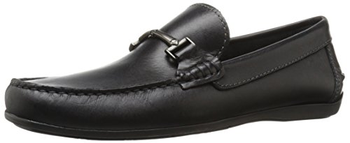 Florsheim Men's Jenson Bit Ornament Slip-On Loafer, Black, 9.5 D US