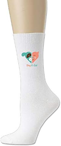 AiguanDogs And Cats Comfort Walking Crew Socks Ash