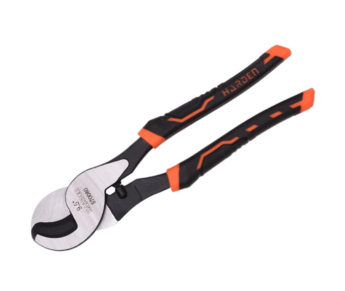 HARDEN 570080, Cable Cutter 245mm (9.5") Long, Soft Grip Handles