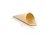 3-IN Pinewood Serving and Tasting Cone: Perfect for Appetizers and Finger Foods at Home Parties or Catering Events – Food-Safe Wood Food Cone – 2 oz - 200ct Box - Restaurantware